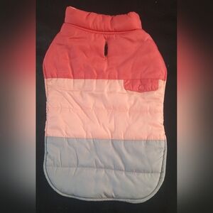 Play On Woofwear Large Pink And Grey Dog Jacket Pet Apparel Fall Winter